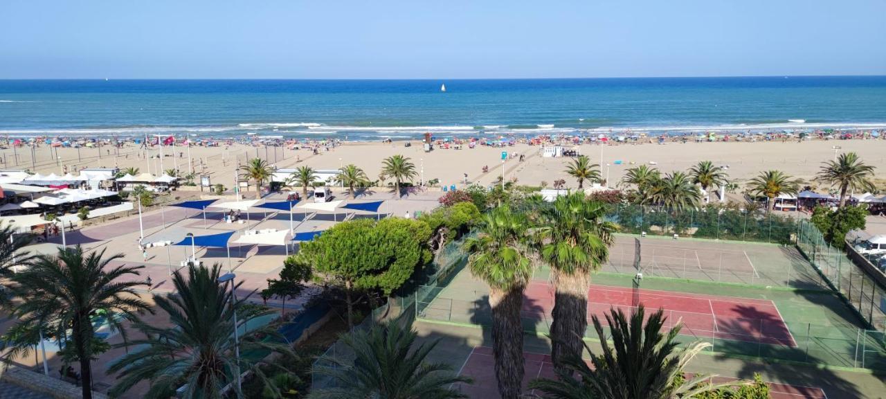 Vistas Espectaculares 1ª Linea Playa, Wifi, Ascensor Apartman Sagunto Kültér fotó