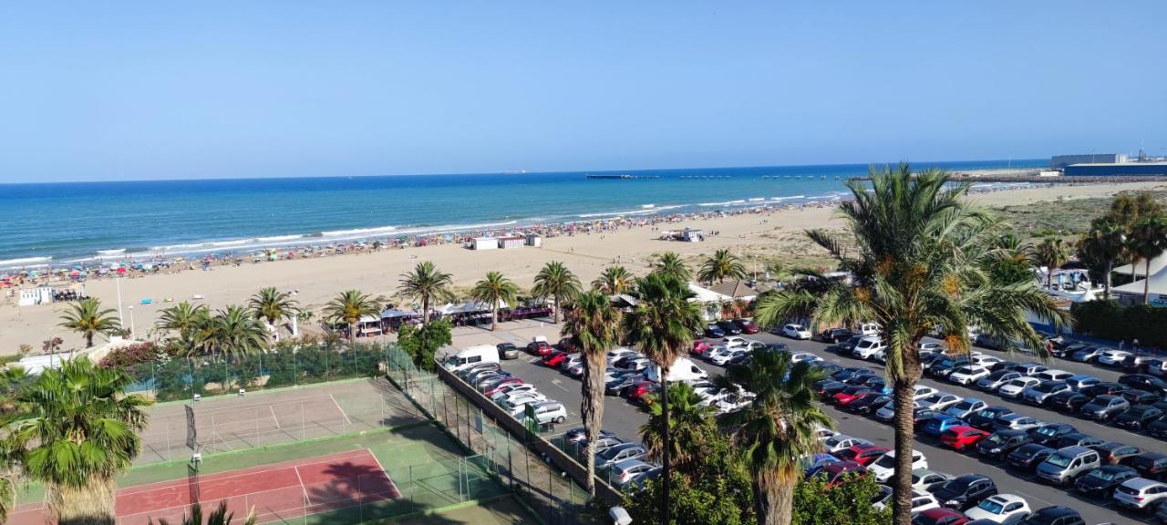 Vistas Espectaculares 1ª Linea Playa, Wifi, Ascensor Apartman Sagunto Kültér fotó