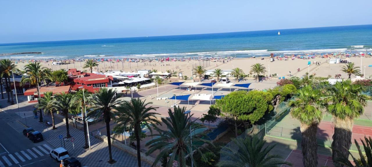 Vistas Espectaculares 1ª Linea Playa, Wifi, Ascensor Apartman Sagunto Kültér fotó